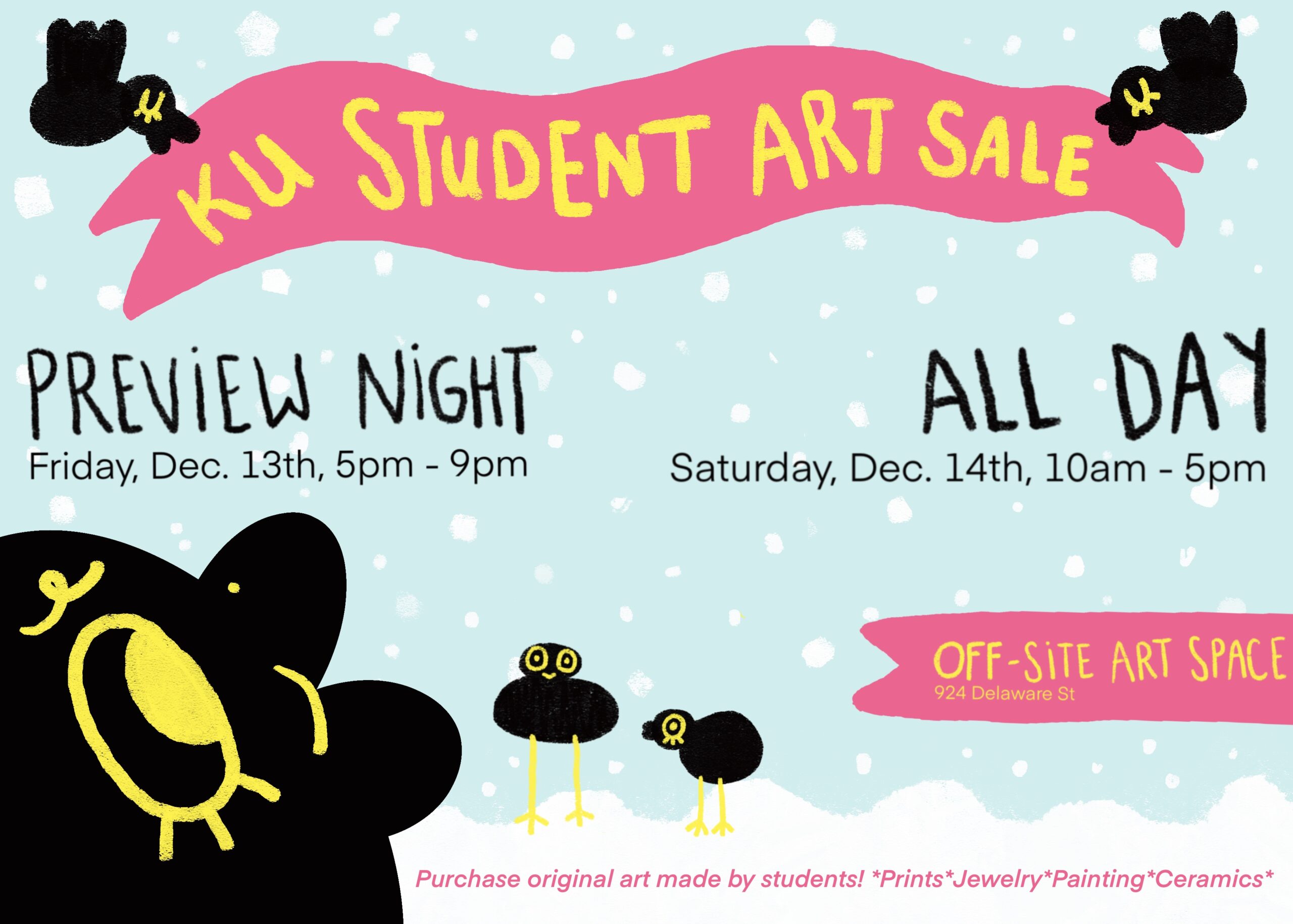 KU art student event to feature creative works for sale, plus live T ...